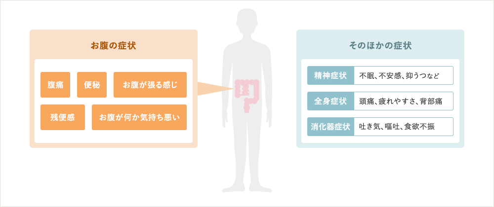 便秘型IBSの症状